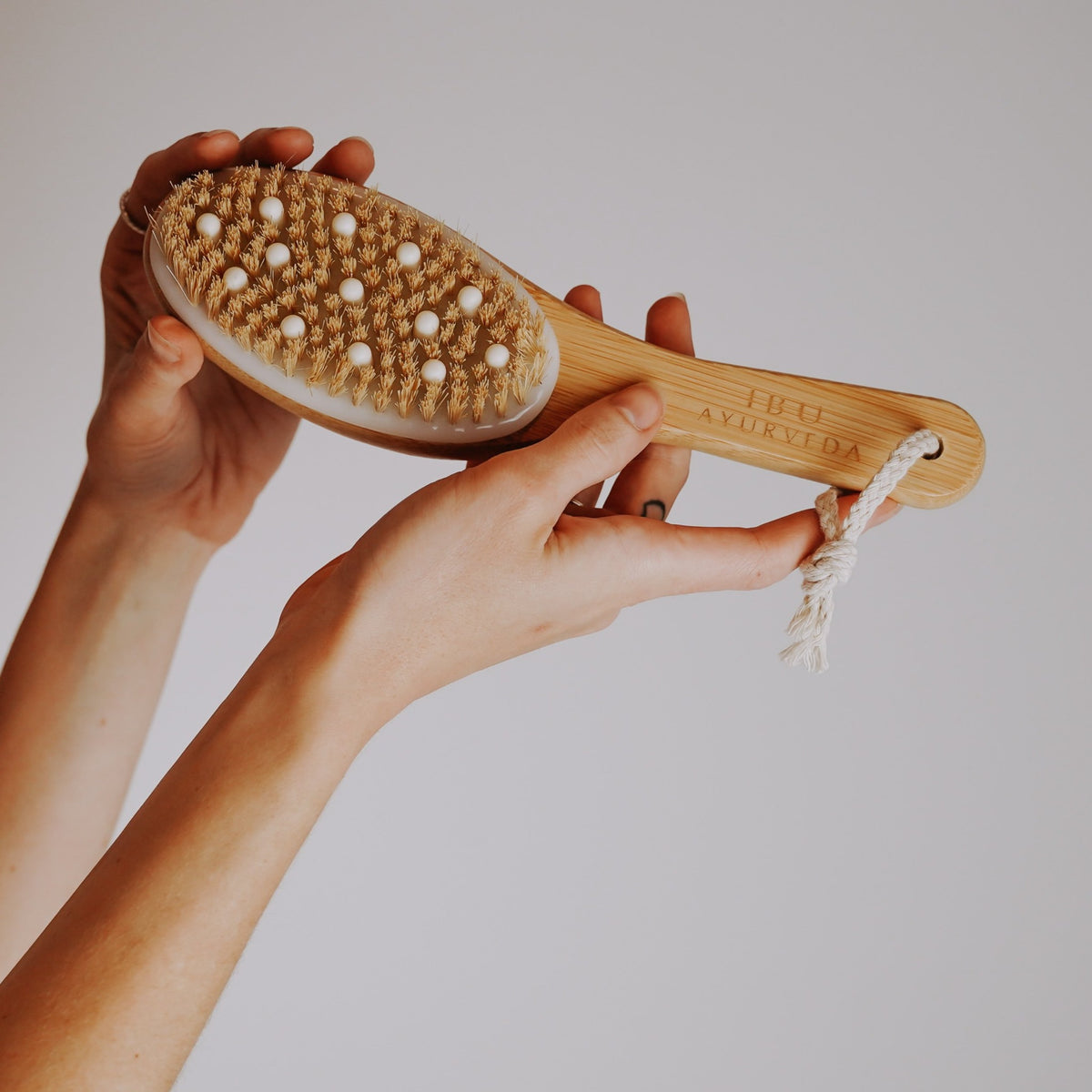 Vegan Ayurvedic Dry Body Brush Ibu Ayurveda