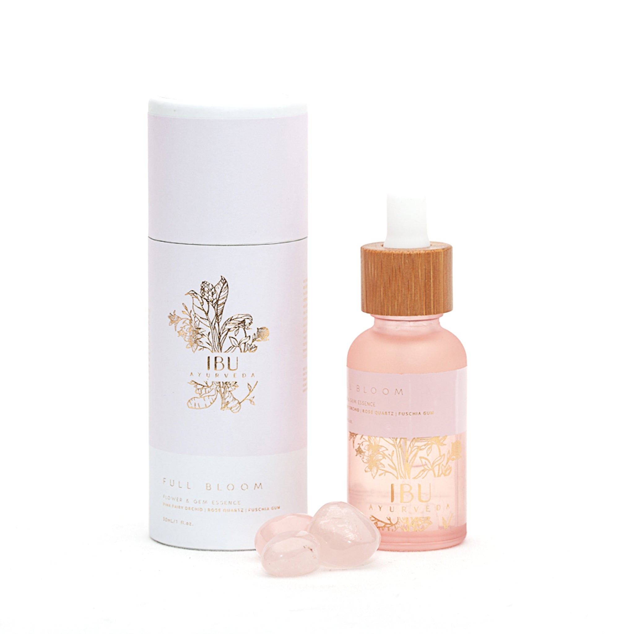 FULL BLOOM  Flower & Gem Essence - Ibu Ayurveda